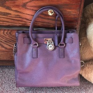 Purple Michael Kors bag